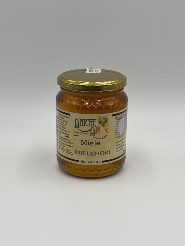 Miele Biologico di Millefiori 500 Gr produzione 2025
