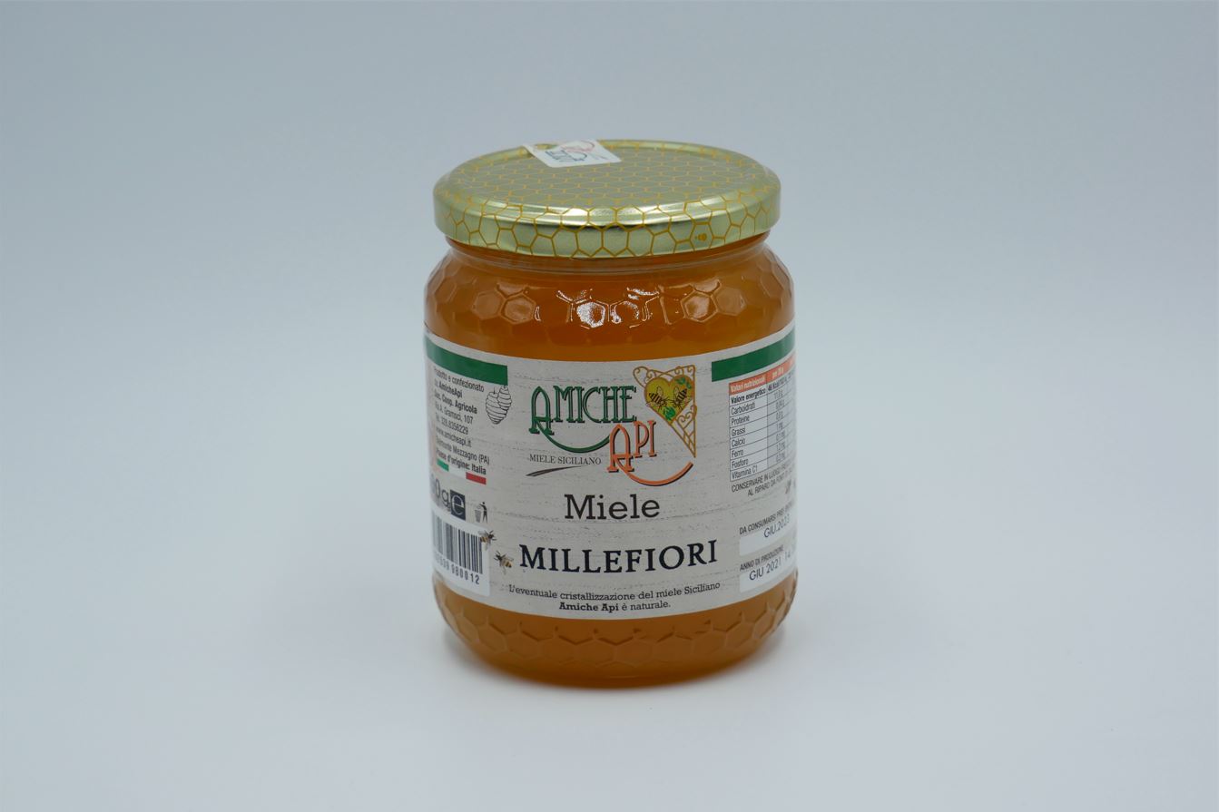 Miele Millefiori biologico fatto a Genova - 500 gr